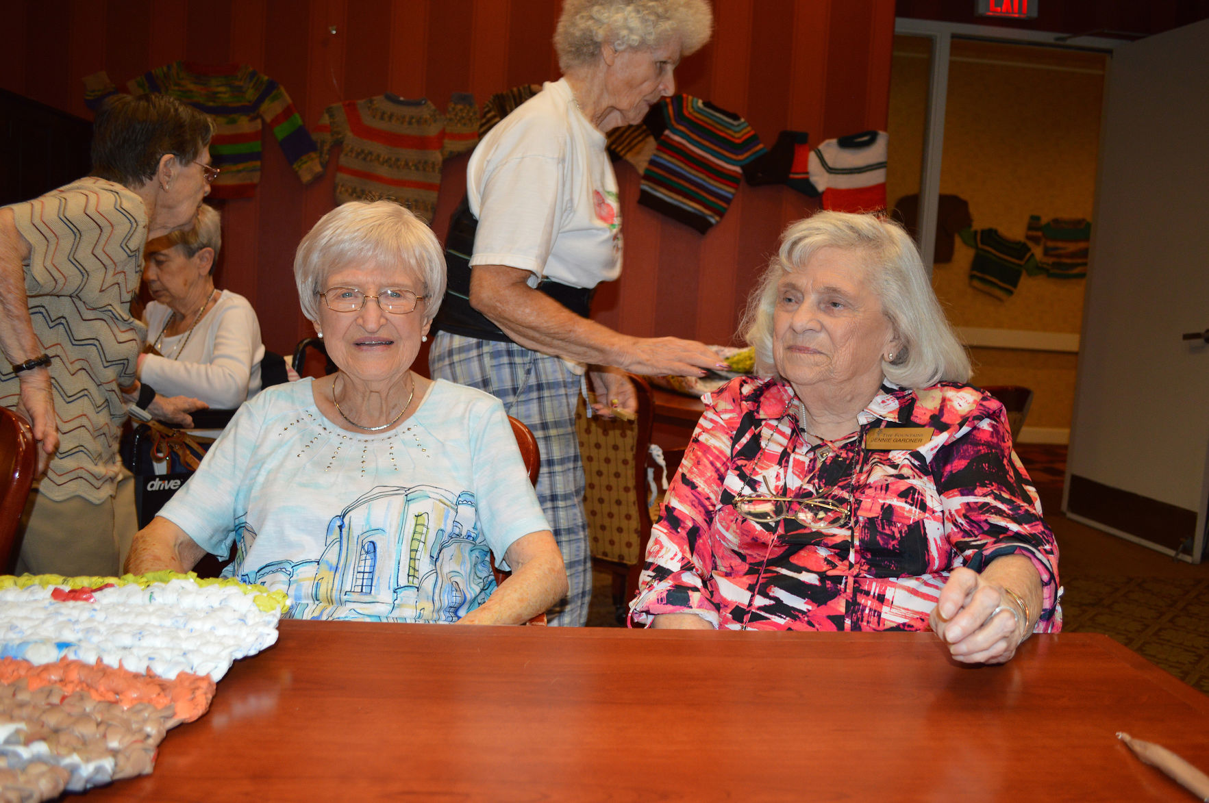 Homeless benefit from seniors' project to upcycle grocery bags